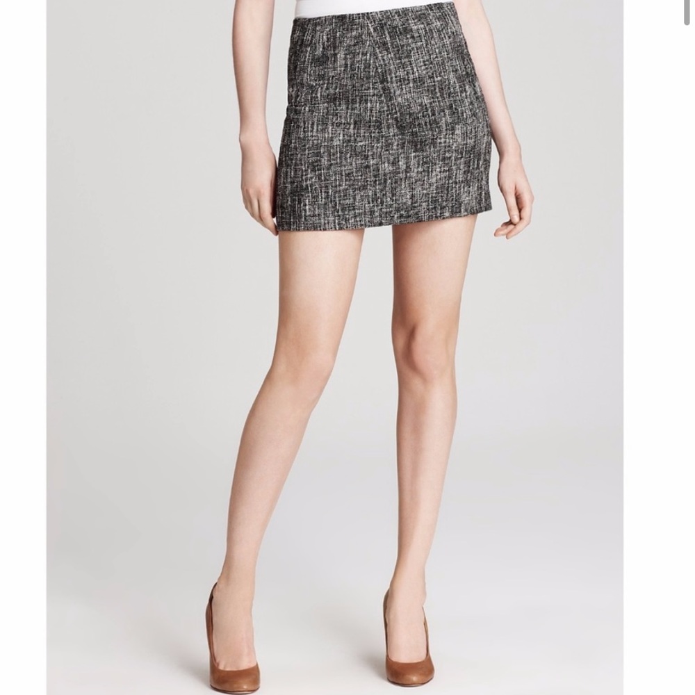 Theory Cosmita Tweed Mini Skirt